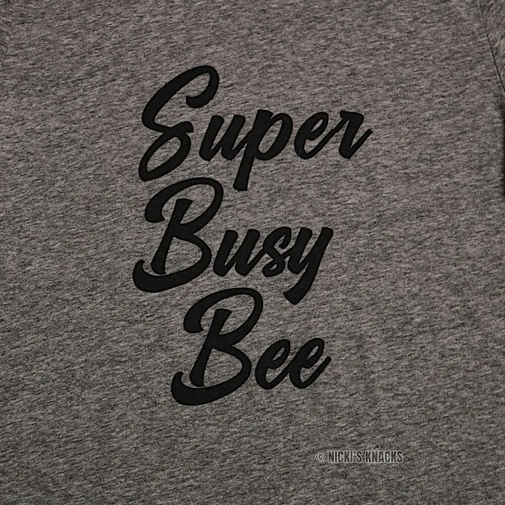 4/$20 - Carters Toddler Boys Super Busy Bee Short Sleeve T-Shirt Gray Size 5T